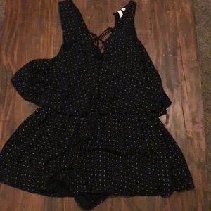 Nordstrom BP polka dot romper